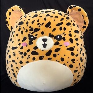 Squishmallows Lexie Cheetah / Leopard Plush Pillow Stuffed Animal Toy Jumbo Size